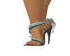 multi shimmer heels