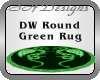 DW Green Round Rug