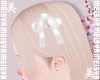 美 Cute Bows White