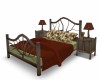 RUSTIC  COUNTRY  BED