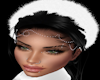 White Fur Headband