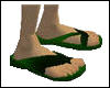 [LH]Green n black sandal