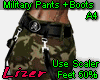 Military Pants +Boots A4