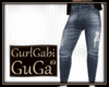 Dark blue jeans