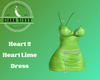 Heart 2 Heart Lime Dress