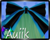 A| Blk n Blue Hairbow