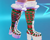 Christmas Boots Fur