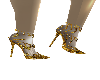 gold extreme stilettos