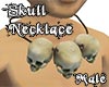 Skull Necklace Male
