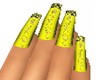 yellow small hands nails
