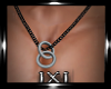 X."Us" Necklace Chro/bla