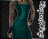 (RR) Teal leather dress