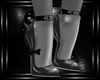 b silvery dead heels V2
