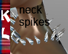 spiked body collar