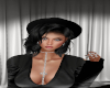 S~Goth Diva Bowler Hat