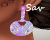 Bollywood Lilac Earrings
