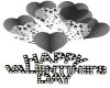 Blk Valentinres Day Sign