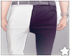 white black pants