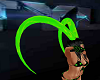 neon green horns