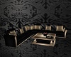 Black Gold Corner sofa