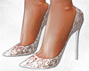IDI White Lace Heels