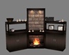 Modern Corner Fireplace