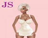 Beige babydoll dres
