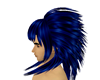 blue spike hair