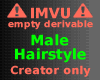 Empty derivable hairstyl