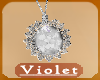 (V)R Diamond Necklace