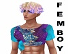FMB PurpleSeaBlueCropTop