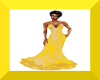 yellow glitter gown