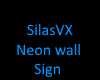 SilasVX neon sign