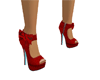 Red Heel Boots/bow