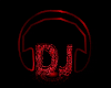 Futuristic Red DJ Sign