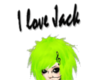 "I love Jack" -Sign