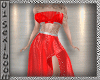 D(X)costume red y pearls