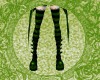 Green Boots+Stockings