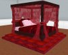 RomanceRed Canopy Bed PL