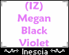 (IZ) Megan Black Violet