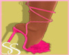 Fuchsia pink sandals