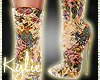 Floral Boots