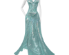 ORION TEAL LT TEAL GOWN