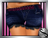 -Short jeans w/pink belt