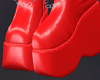 Pins red boots
