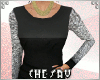 !C Silver Sequin Sweater