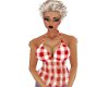 floaty gingham top