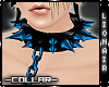 !)Spiked Collar: Blue