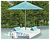 Beach Lounge & Umbrella