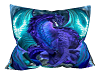 np purple dragon pillow